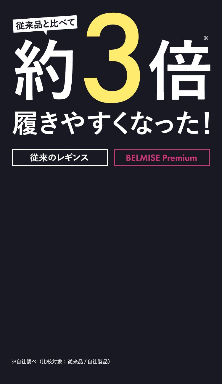 ベルミスPremium 公式】BELMISE｜ベルミススリムレギンスPremium